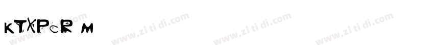 KTXP_ComRound Medium字体转换 KTXP_ComRound Medium字体转换